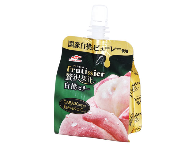 フルティシエ 贅沢果汁 白桃 150g