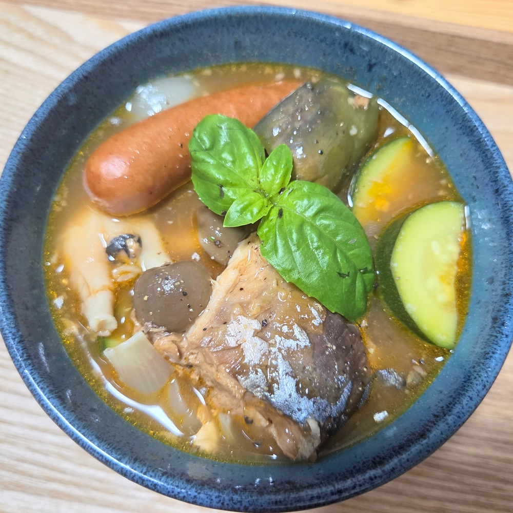 子どもうけ◎さばトマト缶deカンタンポトフ風
