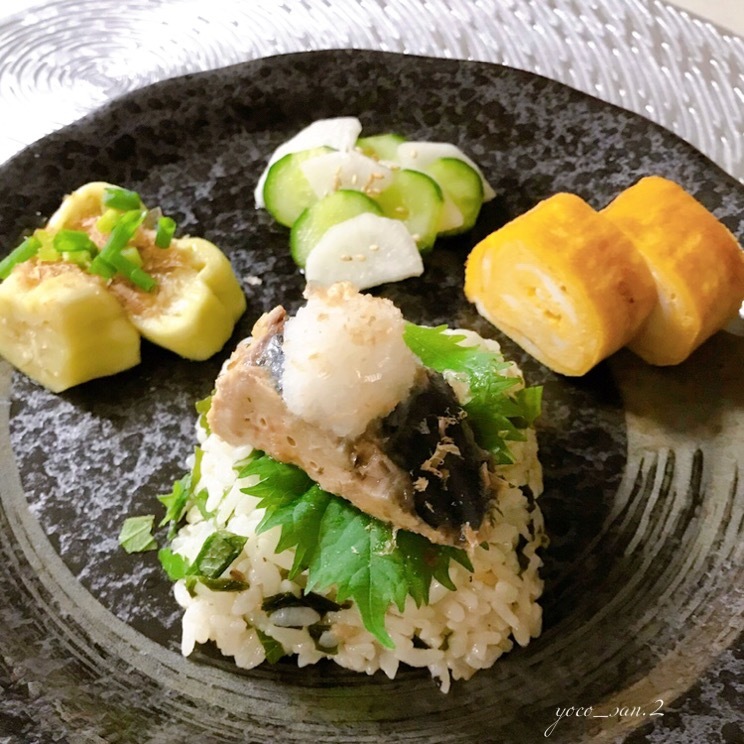 鯖丸ごとリゾットのおもてなしプレート！