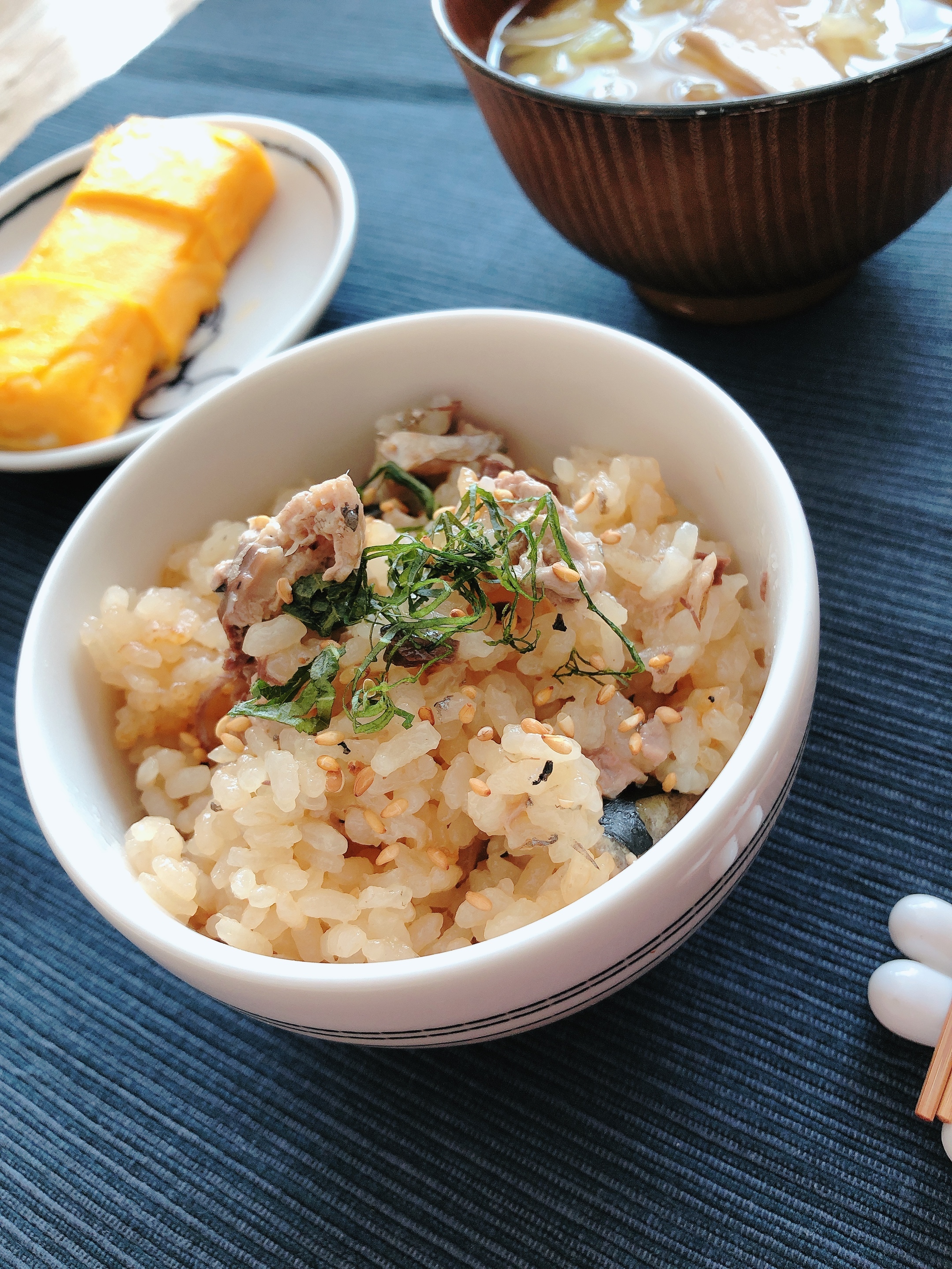 サバ缶使用♪バター香るサバの炊き込みご飯♪