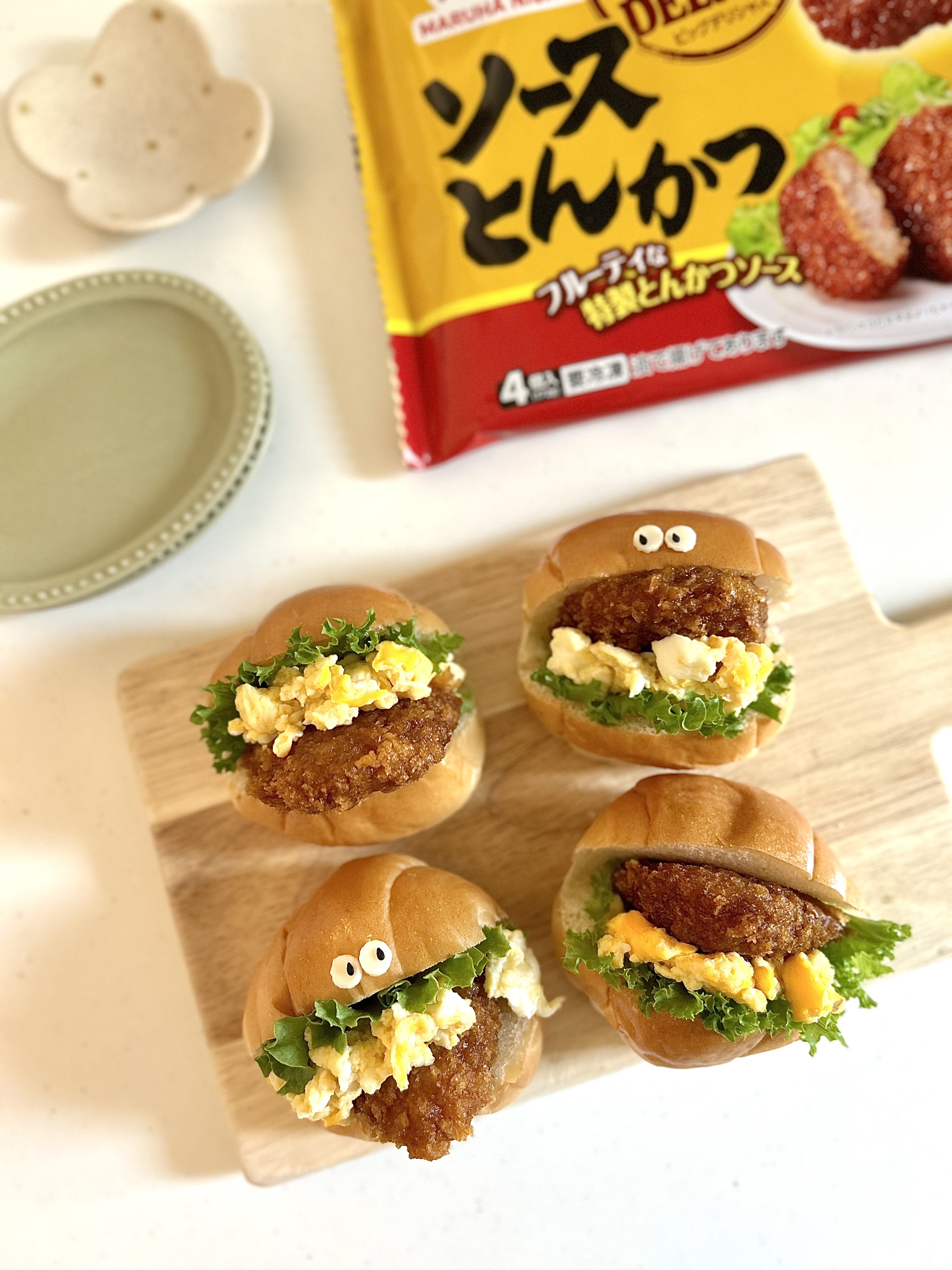 ソースカツで簡単◎試合に勝つぞ！カツたまサンド兄弟