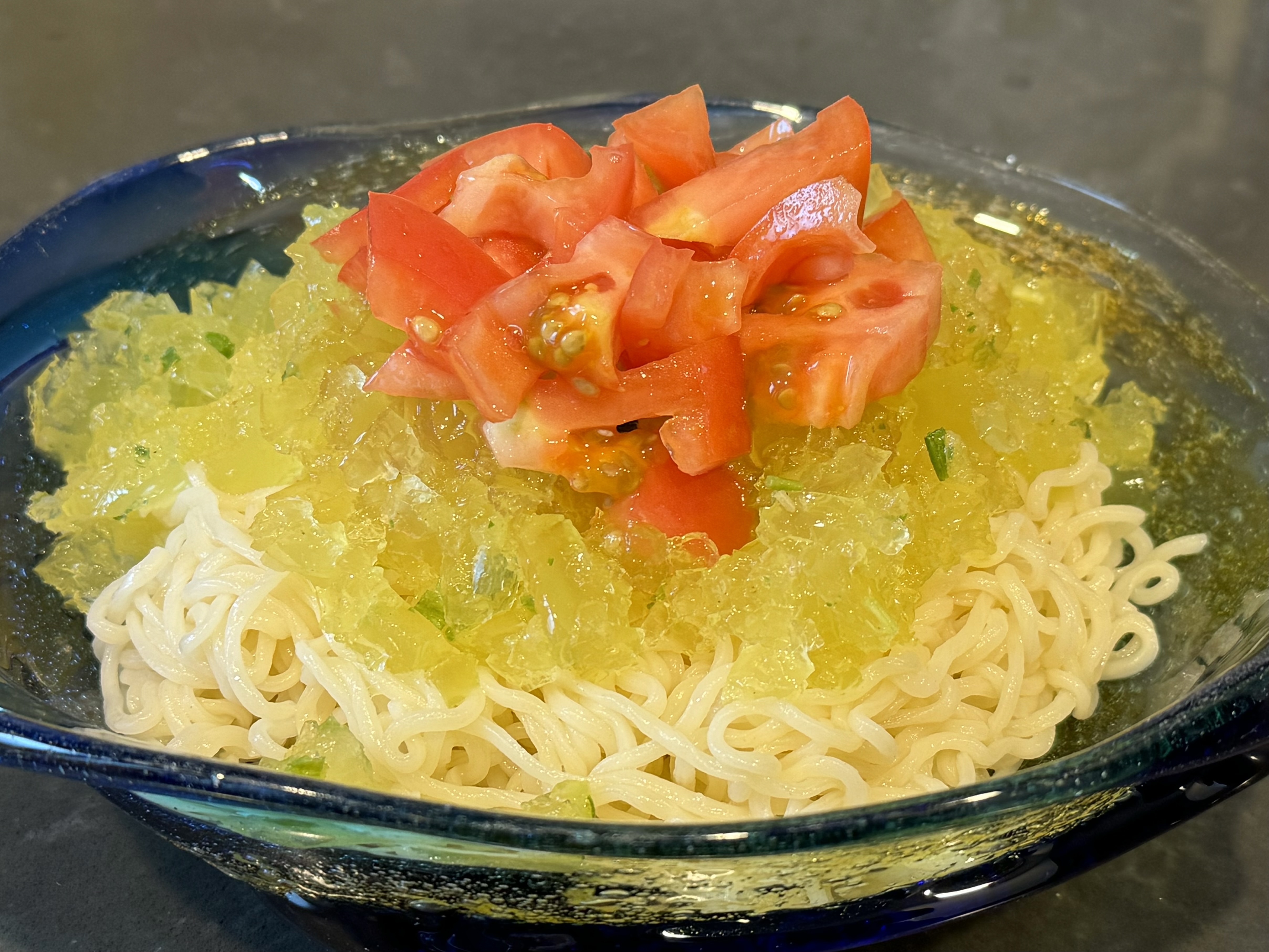 塩ジュレ冷製ラーメン