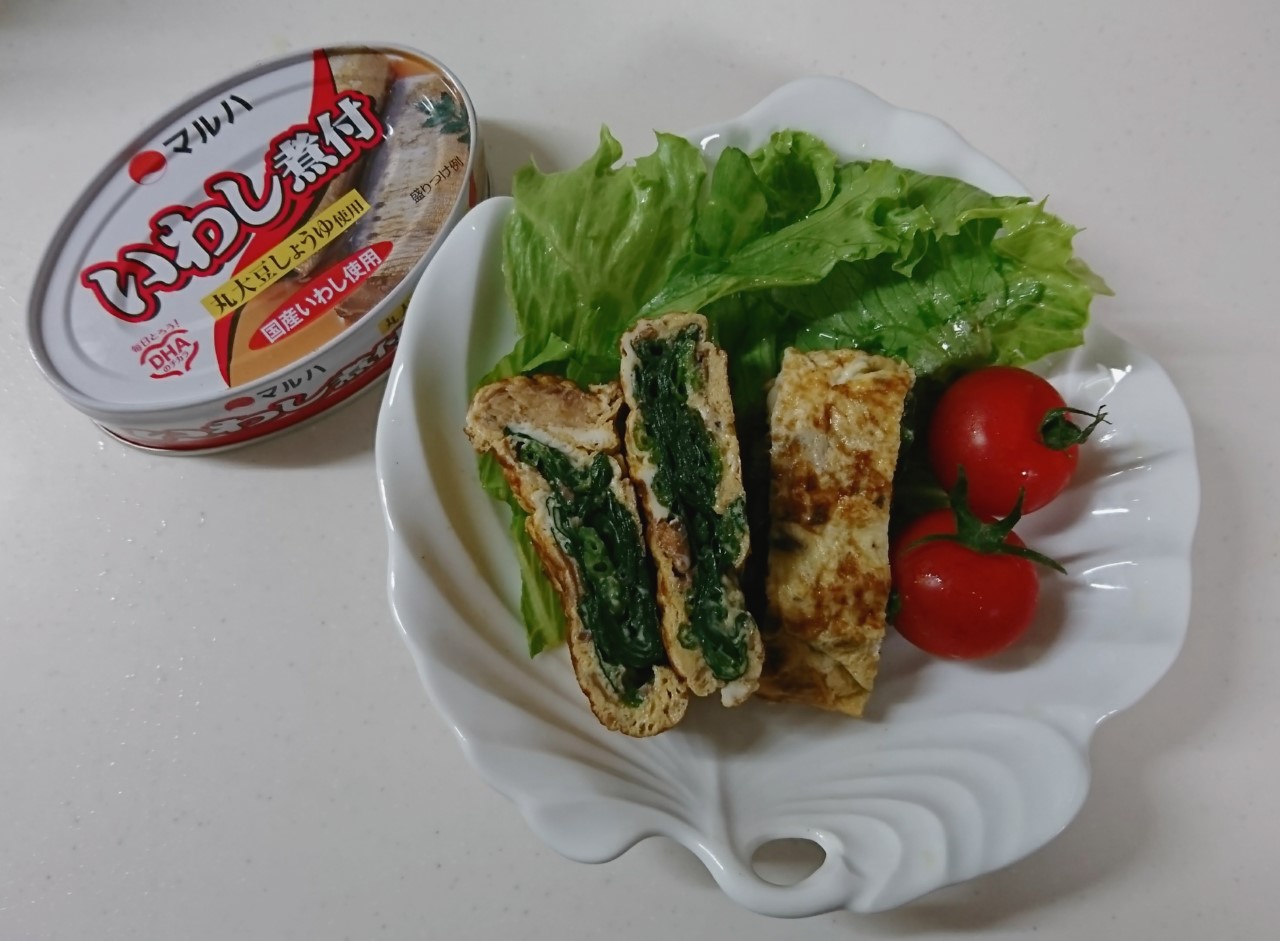 ☆いわし煮付けのまるごと卵焼き☆